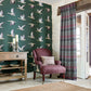Elysian Geese Wallpaper - Blue Clay - DYSI216610