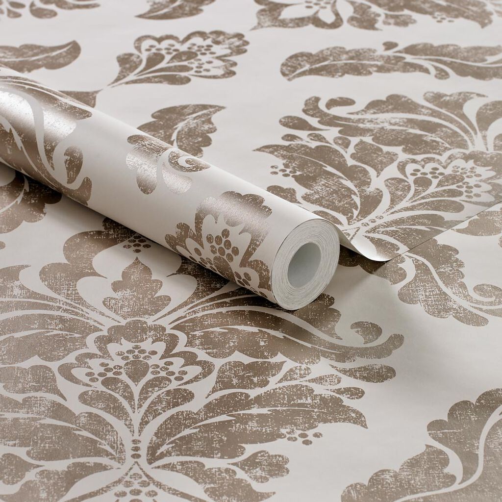 Damaris Wallpaper - Cream - Boutique Luxury