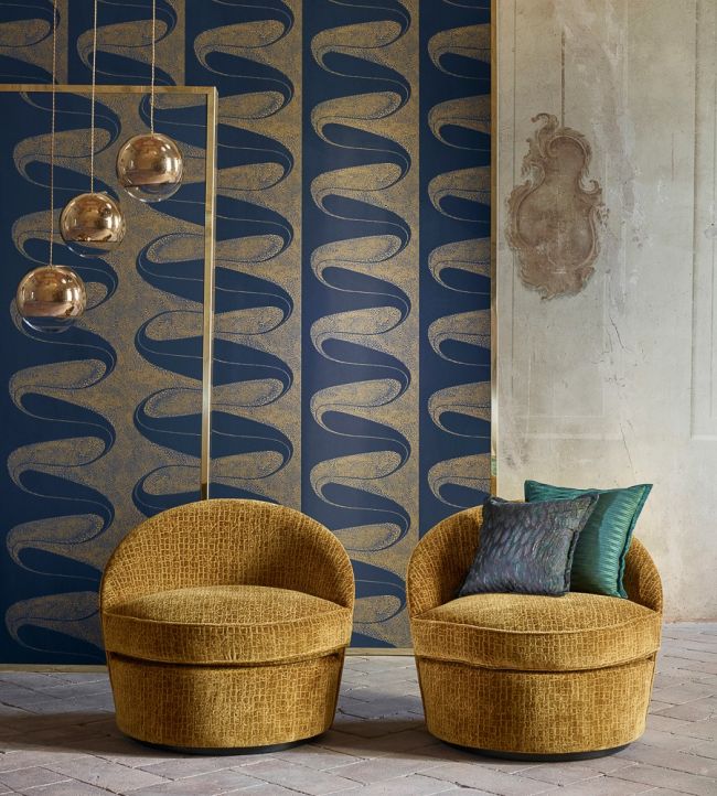 Darcy Wallpaper - Ink - ZTOT312740 - Zoffany