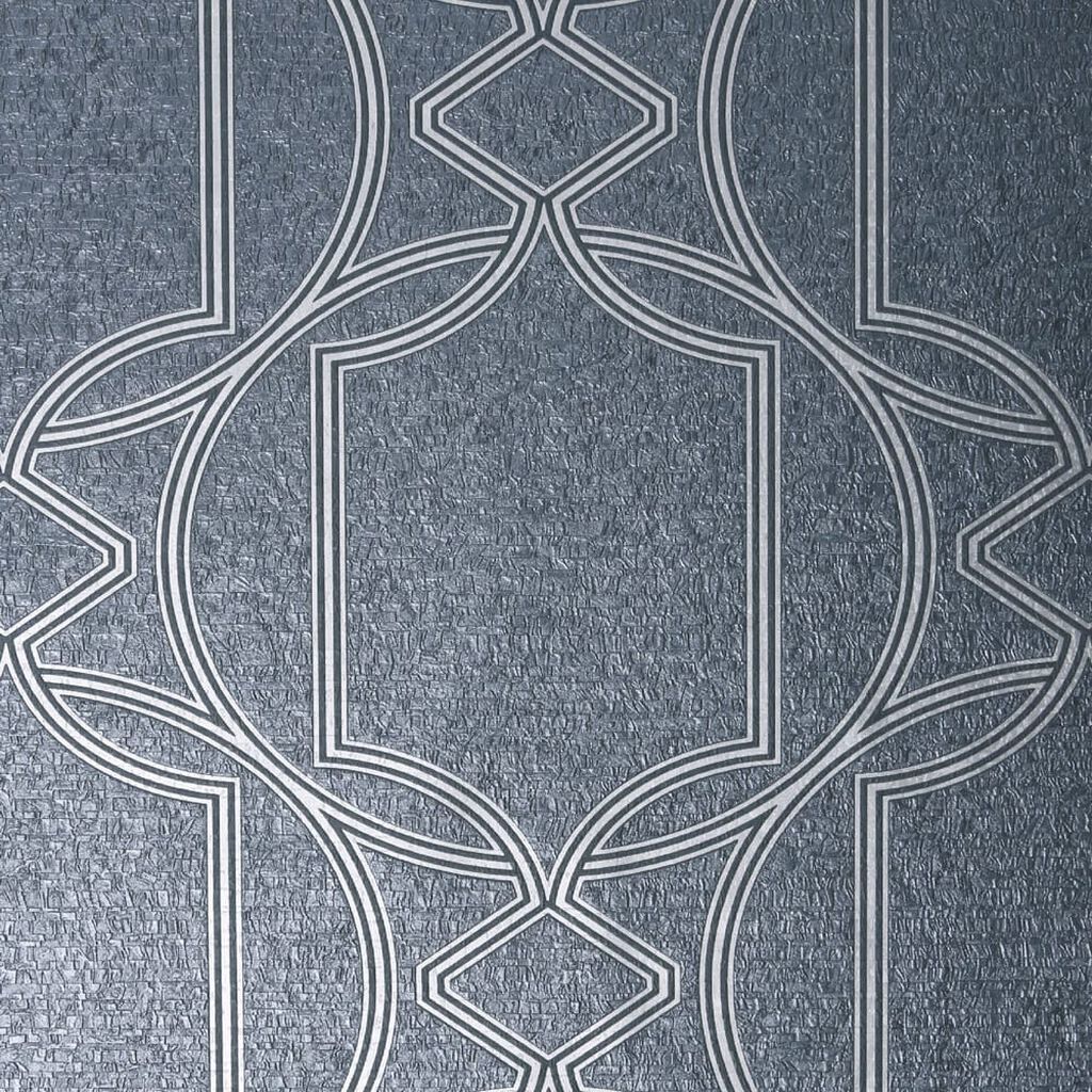 Deco Geo Wallpaper - Midnight - Boutique Luxury