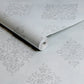 Diamond Motif Wallpaper - Blue - Shabby Chic