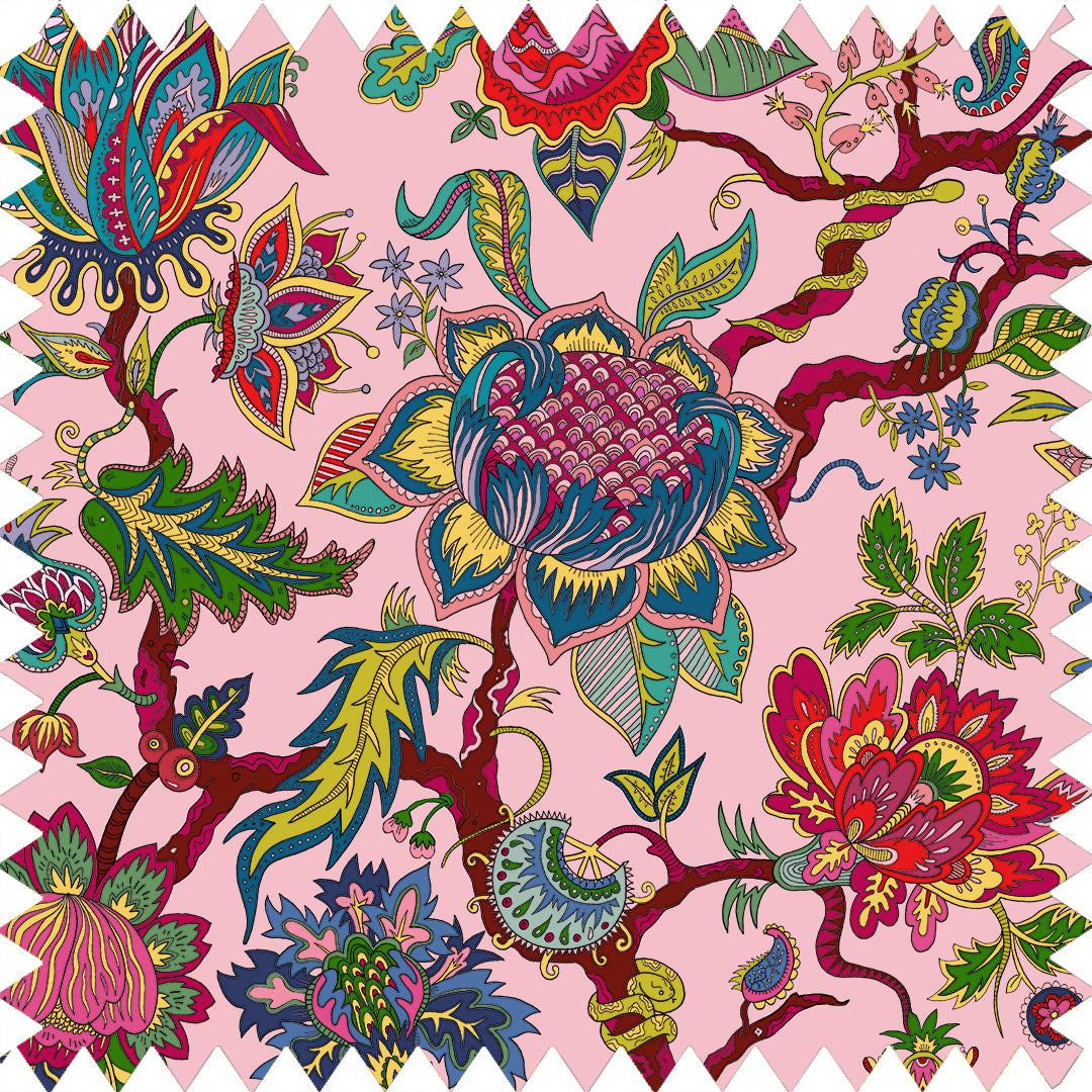 Eden Fabric - Pink - Wear The Walls