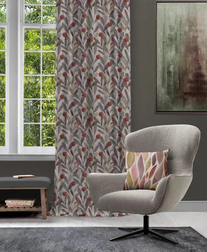 Enso Mulberry Room Fabric