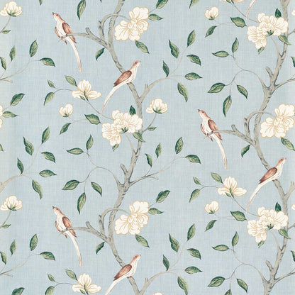 Eleonora Print Wallpaper - Stockholm Blue - ZATW313047 - Zoffany