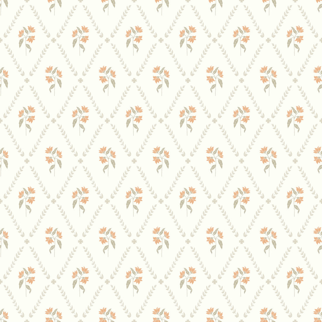 Eline Wallpaper - Spring - Summer Gray

