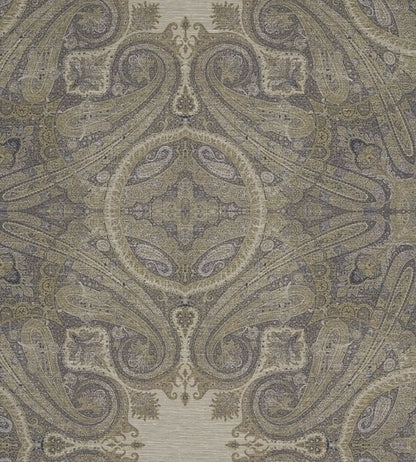 Elswick Paisley Wallpaper - Blue Umber - ZKEM312645 - Zoffany
