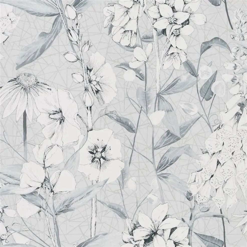 Emilie Wallpaper - Platinum - PDG1050/03 - Designers Guild