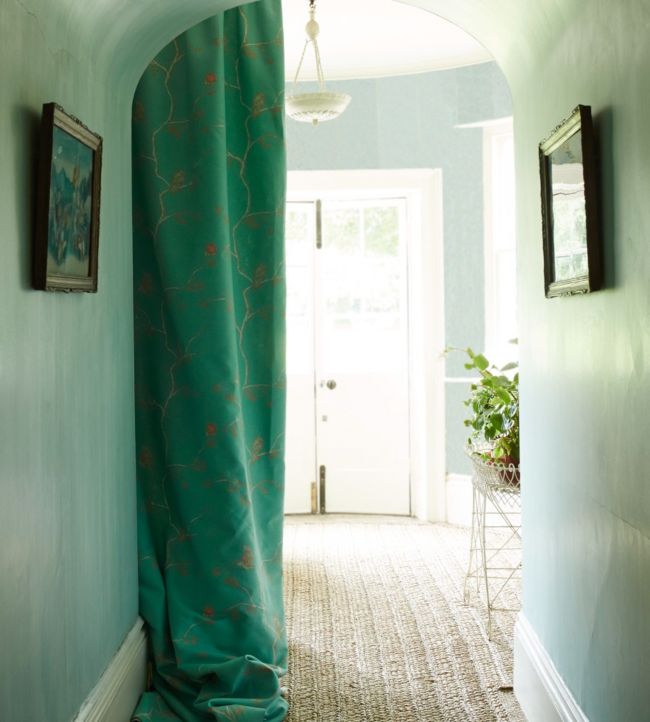 English Robin Fabric - Jade - BGF020101 - Barneby Gates