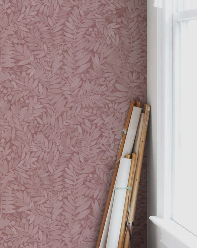 Eve Wallpaper - Rose - Summer Gray
