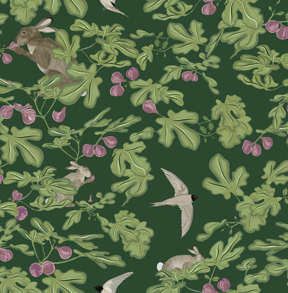 Fig Fabric - Green Interior - Petronella Hall
