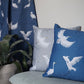 Egret Fabric - Midnight - Petronella Hall