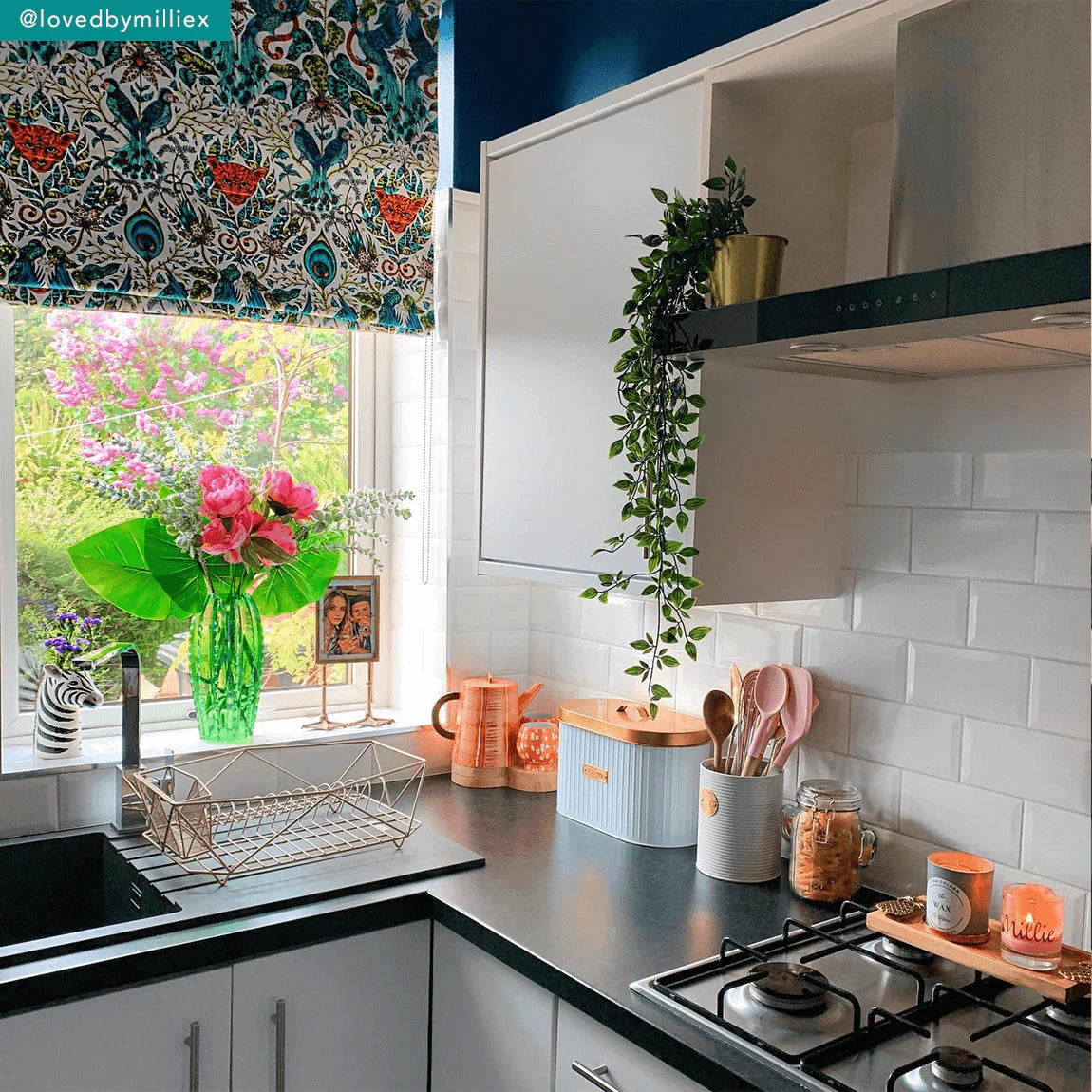 Amazon Cotton Satin Fabric - Teal - Emma J Shipley