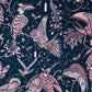 Audubon Cotton Satin Fabric - Purple - Emma J Shipley
