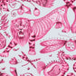 Extinct Cotton Satin Fabric - Pink - Emma J Shipley
