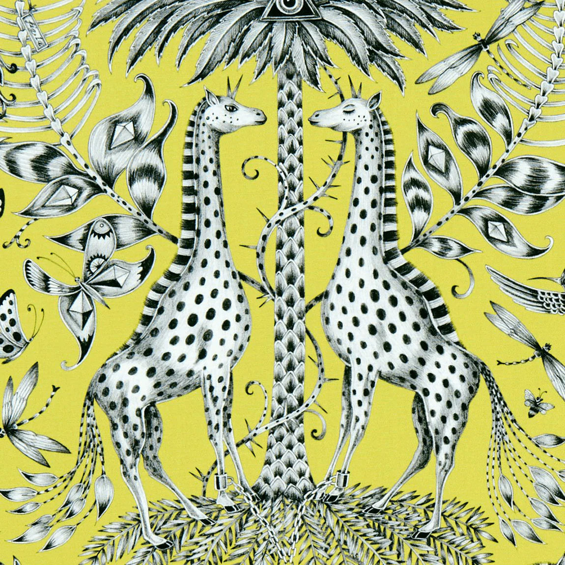 Kruger Cotton Satin Fabric - Green - Emma J Shipley