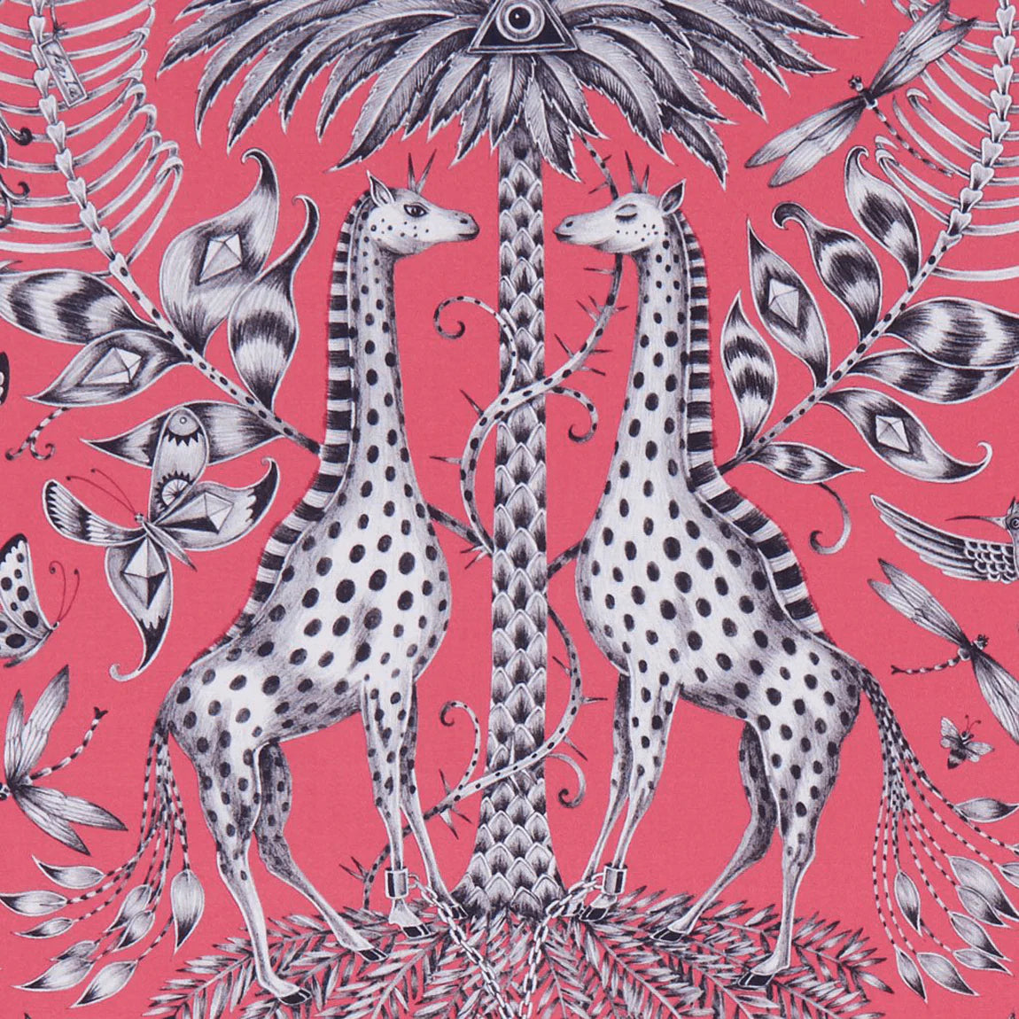 Kruger Cotton Satin Fabric - Pink - Emma J Shipley