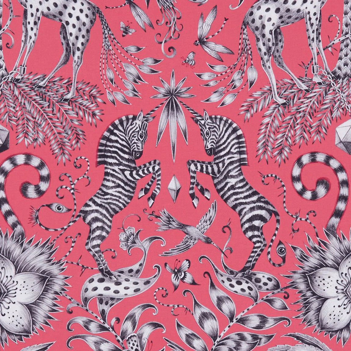 Kruger Cotton Satin Fabric - Pink - Emma J Shipley