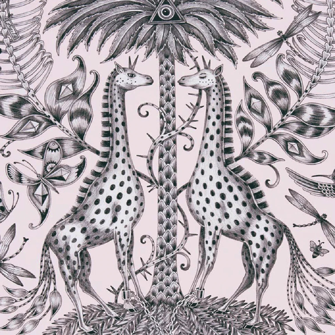 Kruger Cotton Satin Fabric - Pink - Emma J Shipley