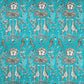 Kruger Cotton Satin Fabric - Teal - Emma J Shipley