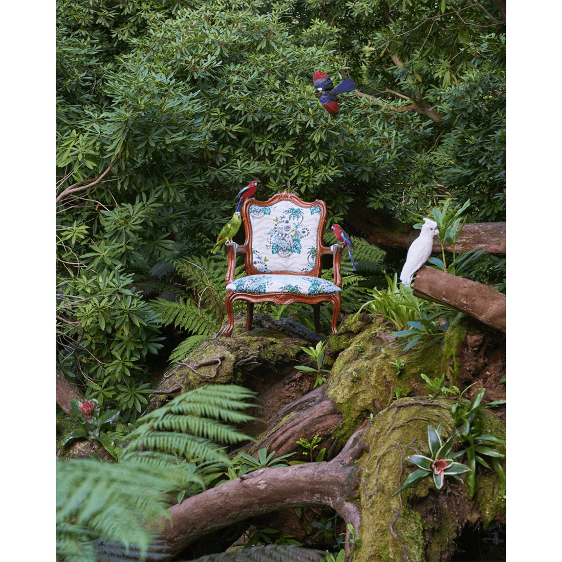 Lemur Cotton Satin Fabric - Teal - Emma J Shipley