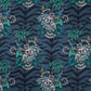 Lemur Cotton Satin Fabric - Blue - Emma J Shipley