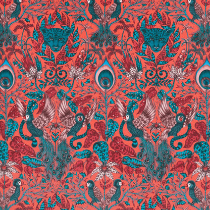 Amazon Velvet Fabric - Red - Emma J Shipley