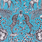 Kruger Velvet Fabric - Teal - Emma J Shipley
