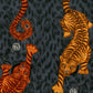 Tigris Velvet Fabric - Black - Emma J Shipley
