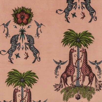 Creatura Velvet Fabric - Pink - Emma J Shipley