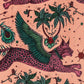 Lynx Velvet Fabric - Pink - Emma J Shipley