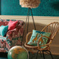 Creatura Cotton Satin Fabric - Teal - Emma J Shipley