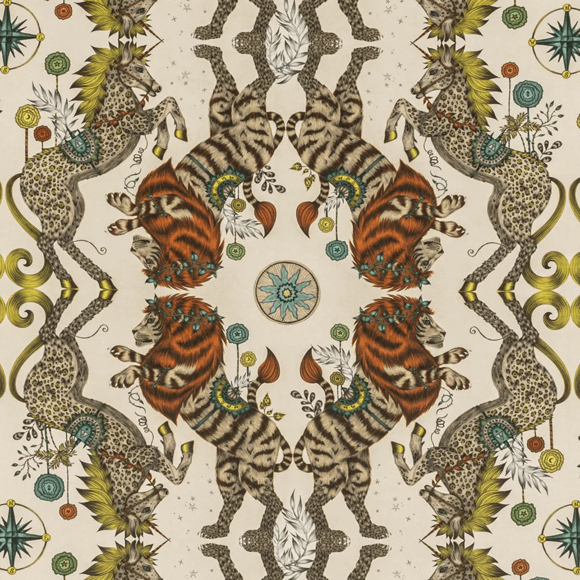 Caspian Linen Fabric - Sand - Emma J Shipley