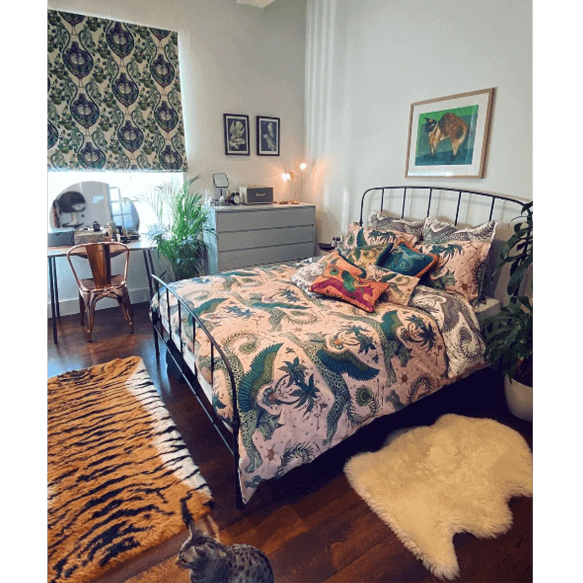 Silverback Linen Fabric - Green - Emma J Shipley