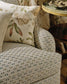 Alloway Fabric - Cream - Colefax and Fowler
