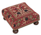 Primrose Red Tapestry Footstool