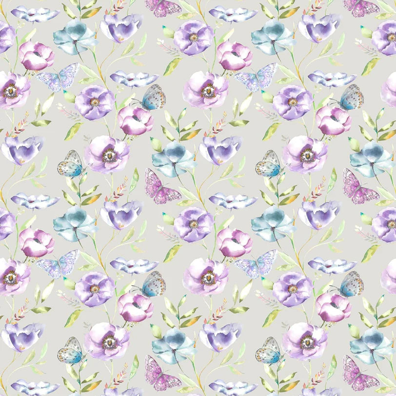 Farfalla Plum Fabric