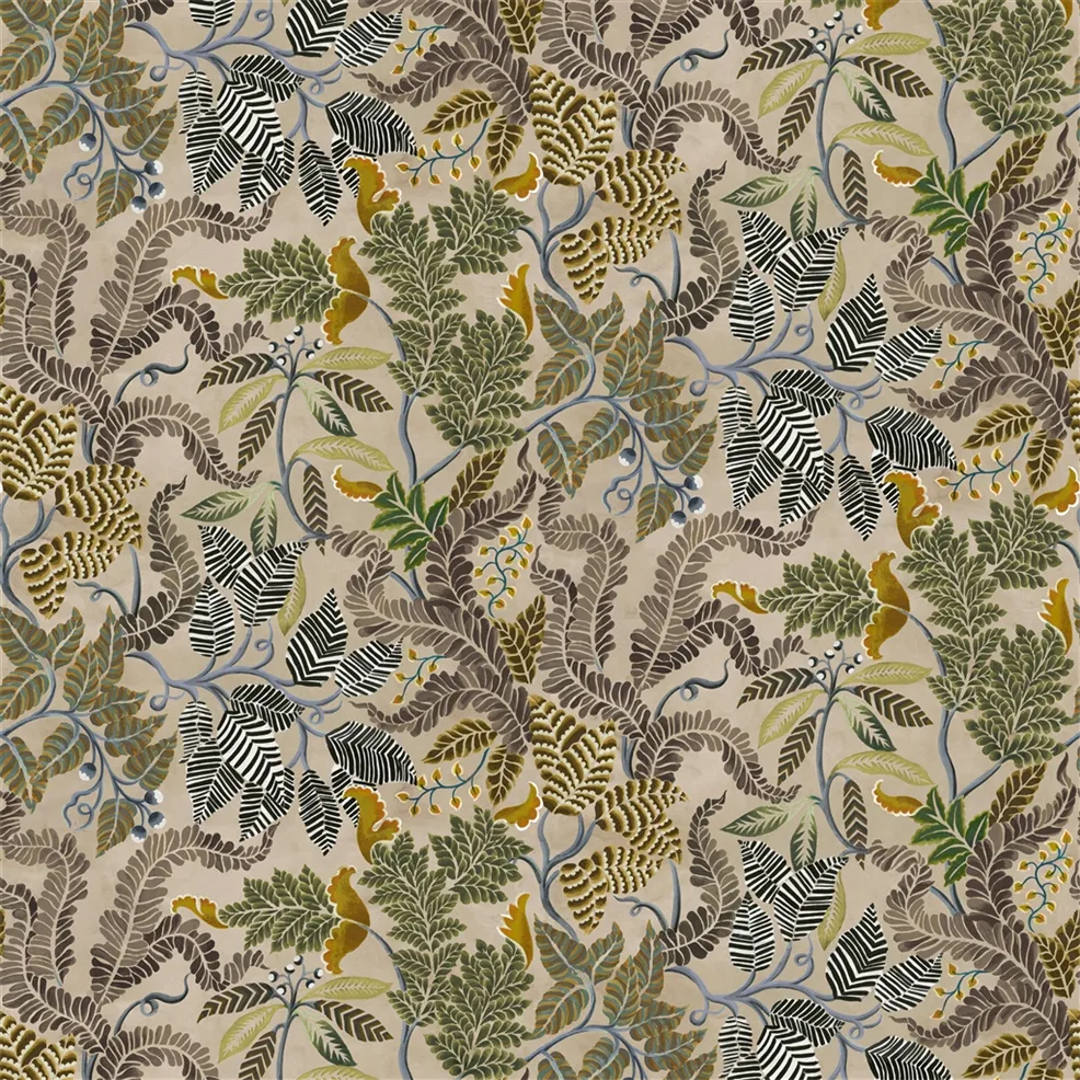 Fougere Sepia Fabric