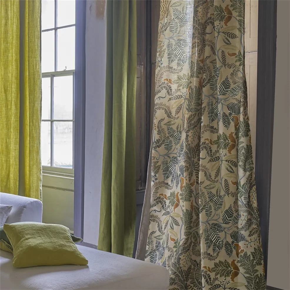 Fougere Sepia Room Fabric