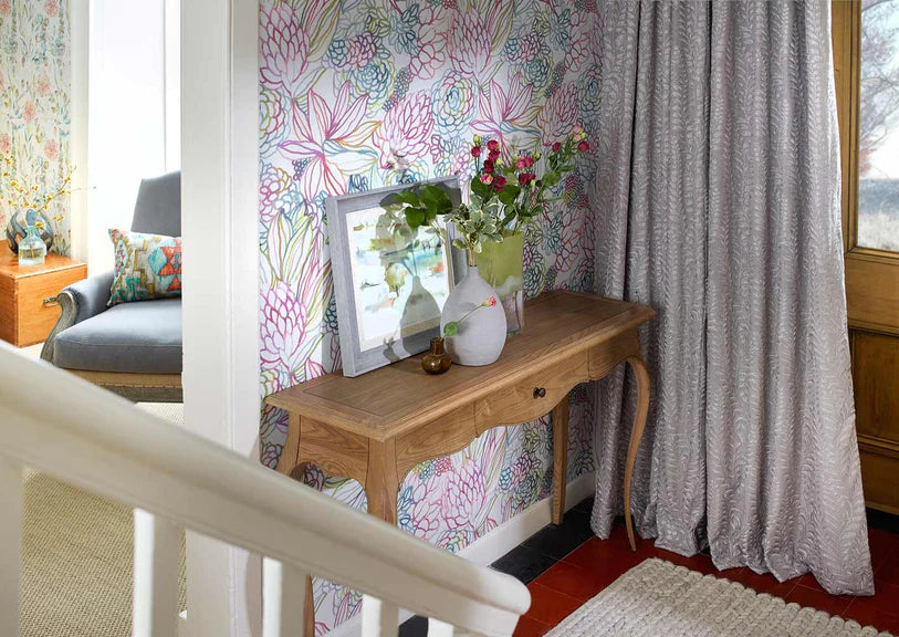 Fernbank Silver Room Fabric