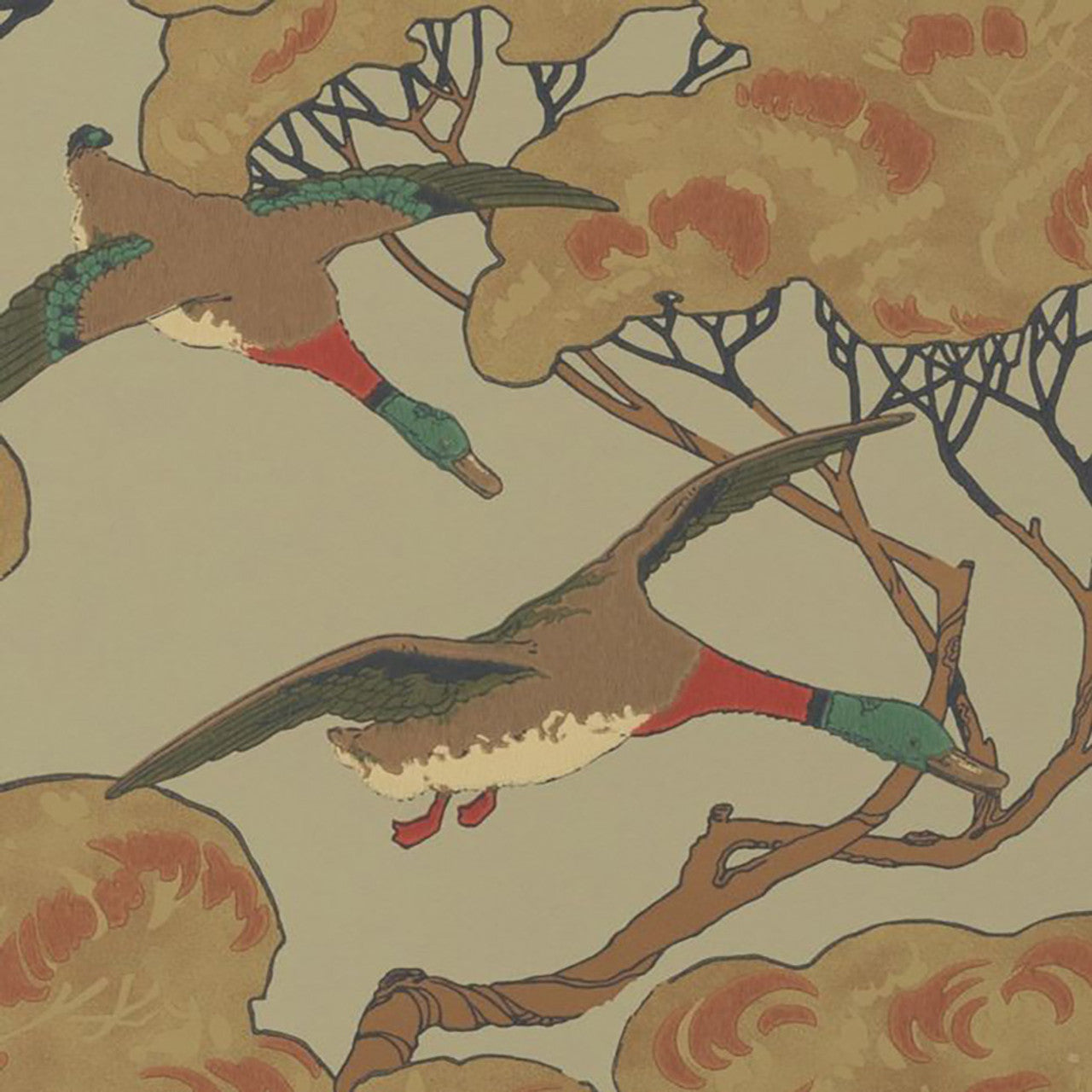 Flying Ducks Wallpaper