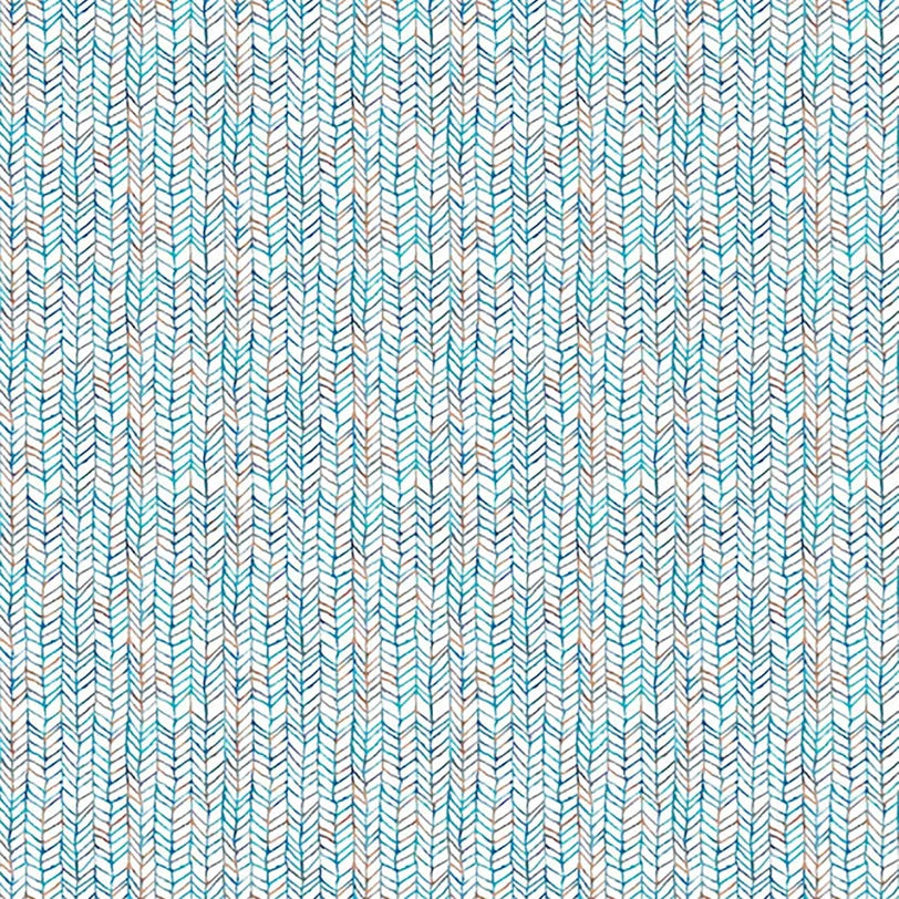 Fishing Net Cobalt Fabric