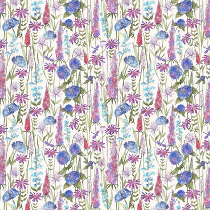 Florabunda Bluebell Ecru Ann Fabric