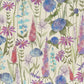Florabunda Bluebell Ecru Ann Fabric