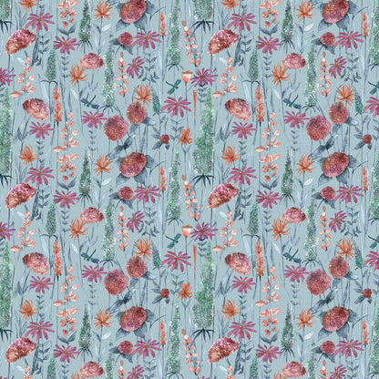 Florabunda Cornflower Fabric