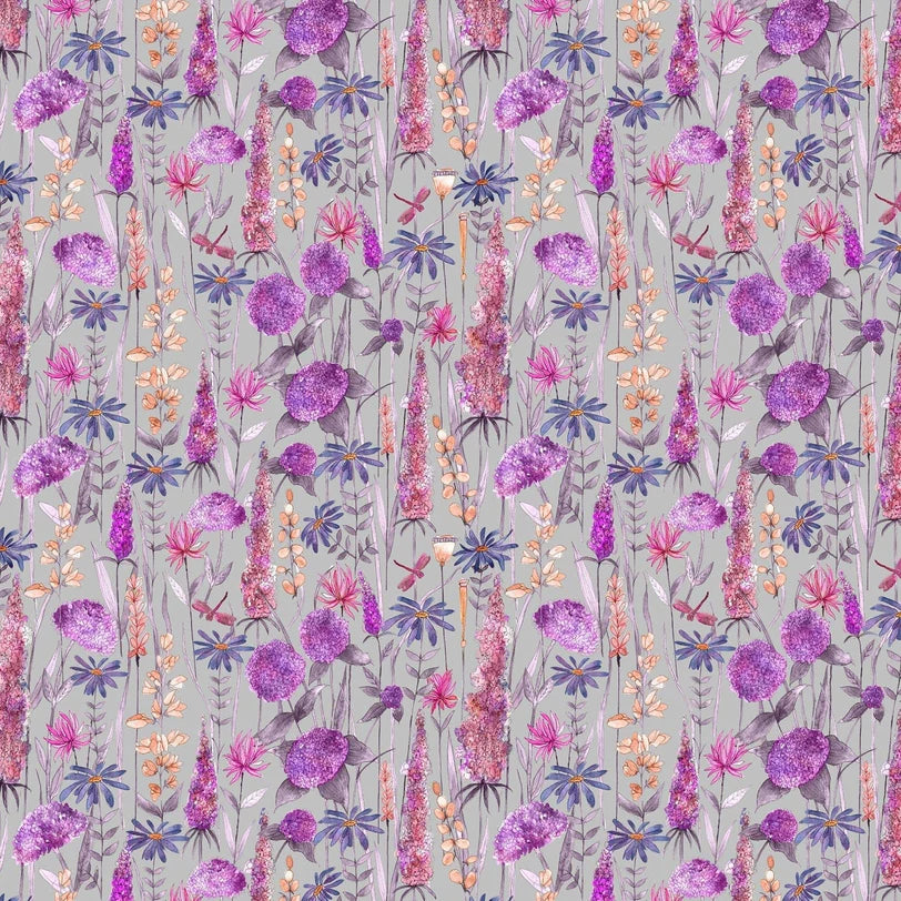 Florabunda Fuchsia Fabric