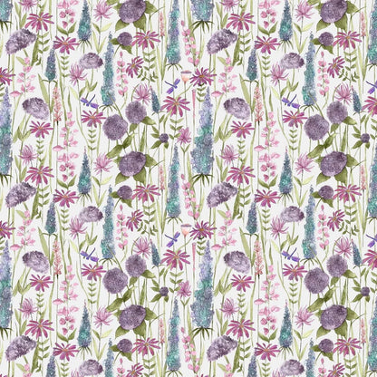 Florabunda Verde Linen Fabric