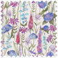 Florabunda Bluebell Ecru Lomond Pima Lawn Cotton - Dress Fabric