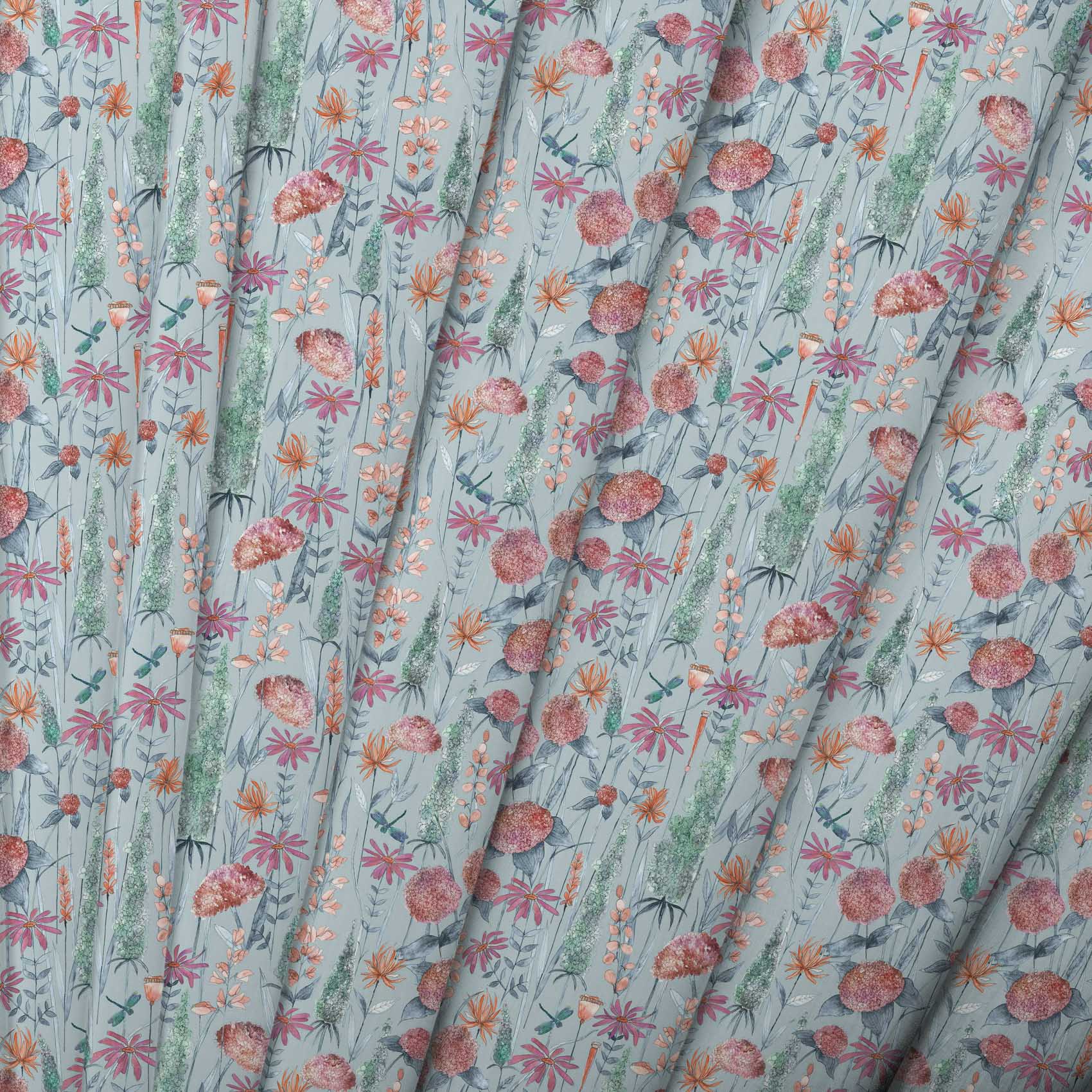 Florabunda Cornflower Lomond Pima Lawn Cotton - Dress Fabric