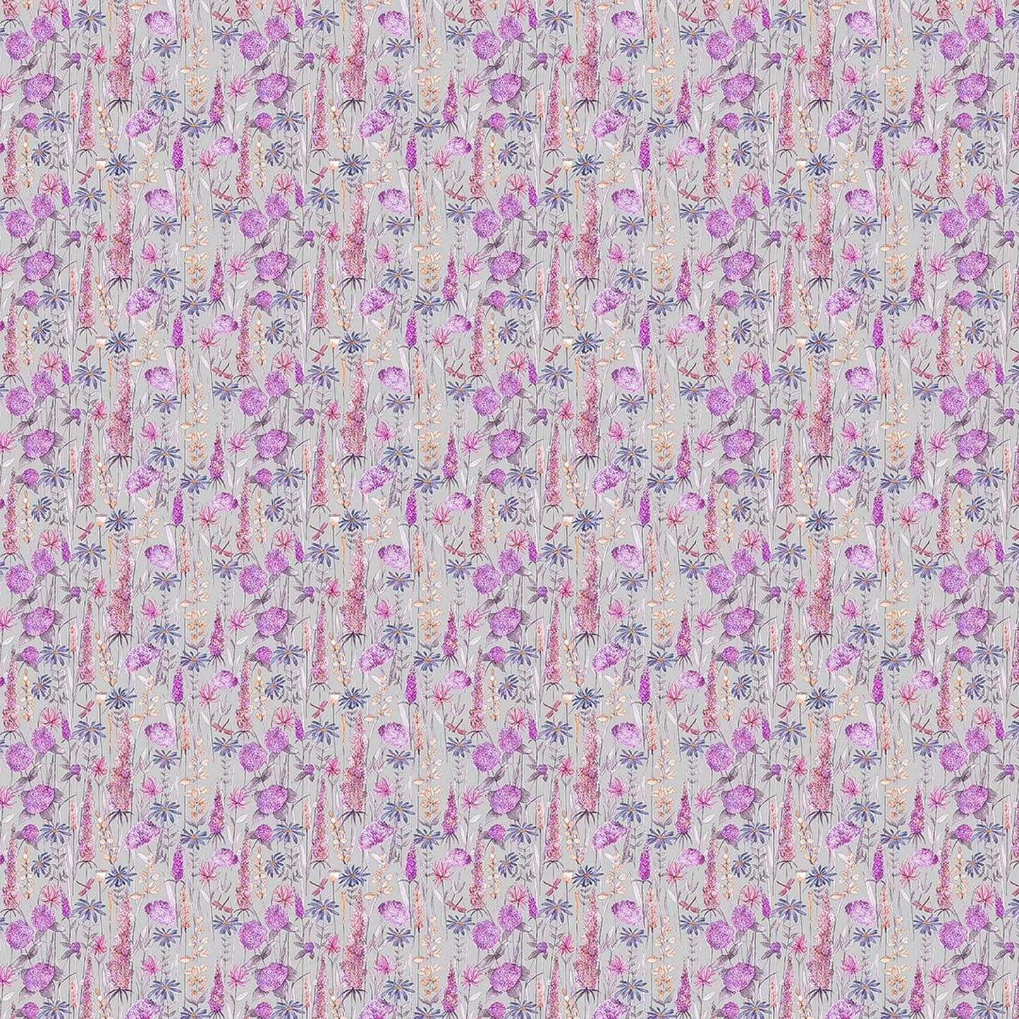 Florabunda Fuchsia Lomond Pima Lawn Cotton - Dress Fabric