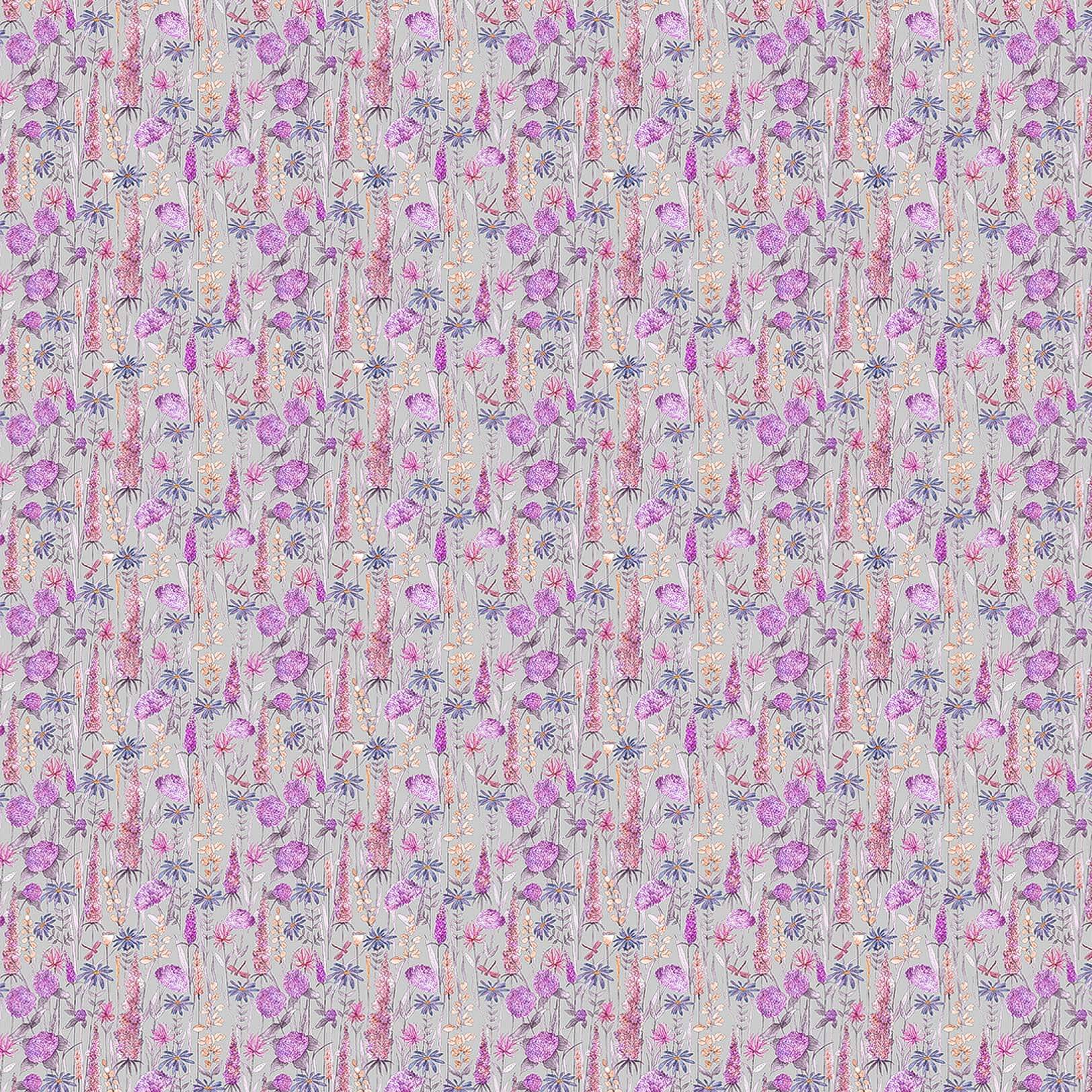 Florabunda Fuchsia Lomond Pima Lawn Cotton - Dress Fabric
